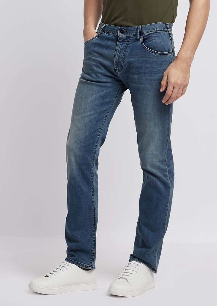 Regular fit J45 jeans in stretch cotton denim Regular fit J45 jeans in stretch cotton denim