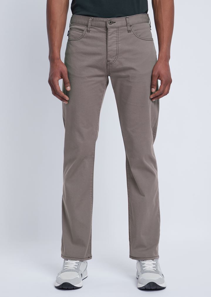 Regular-fit J21 jeans in stretch cotton gabardine Regular-fit J21 jeans in stretch cotton gabardine