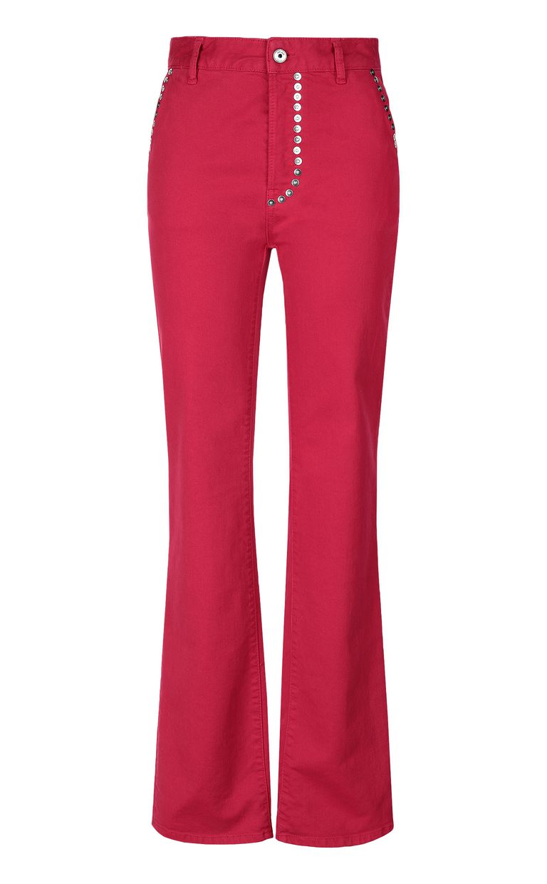 womens red bootcut jeans