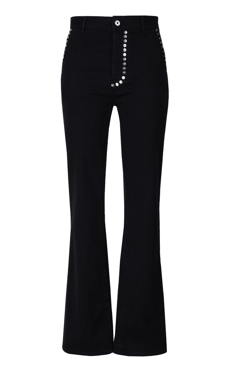 just black bootcut jeans