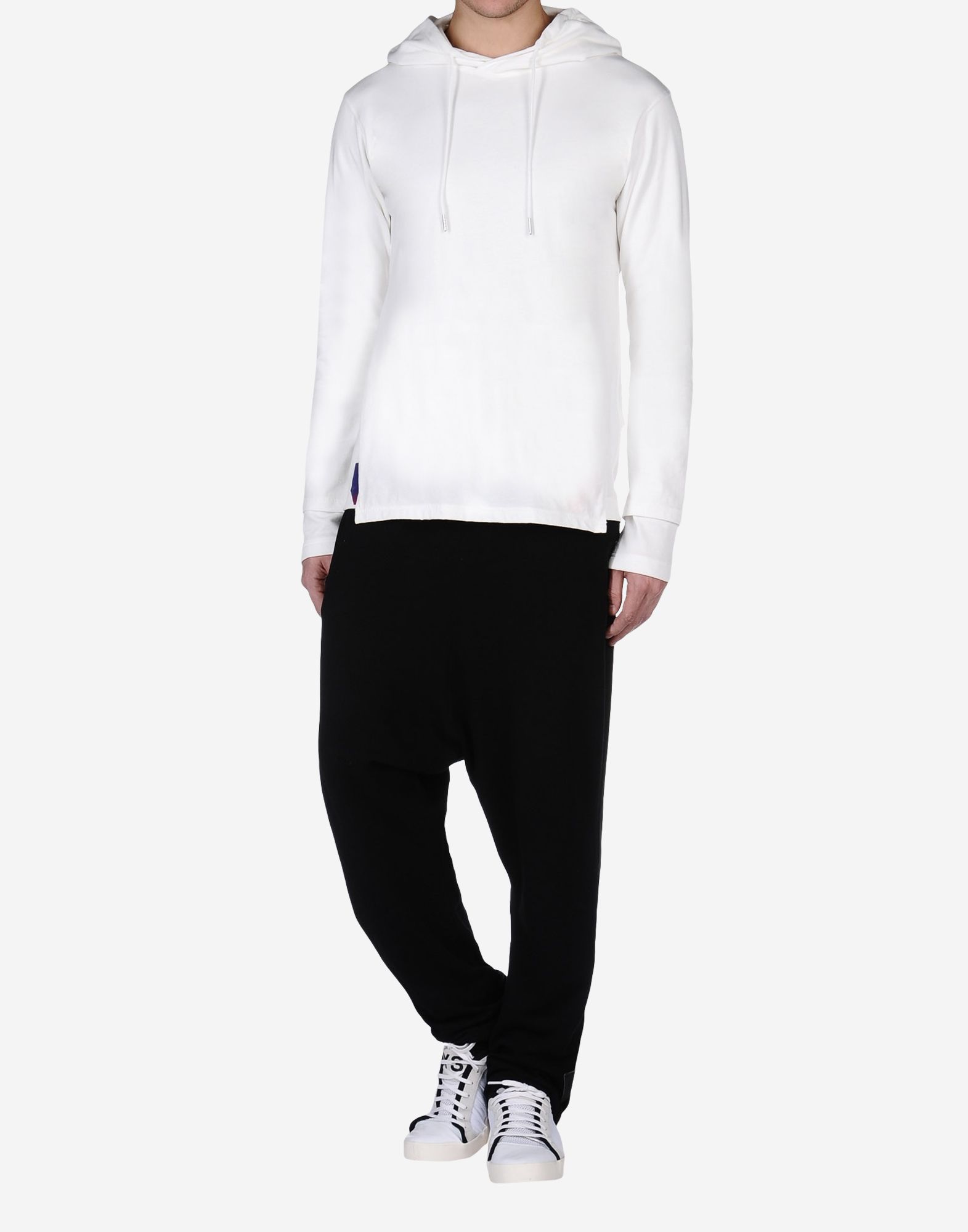 y3 white hoodie