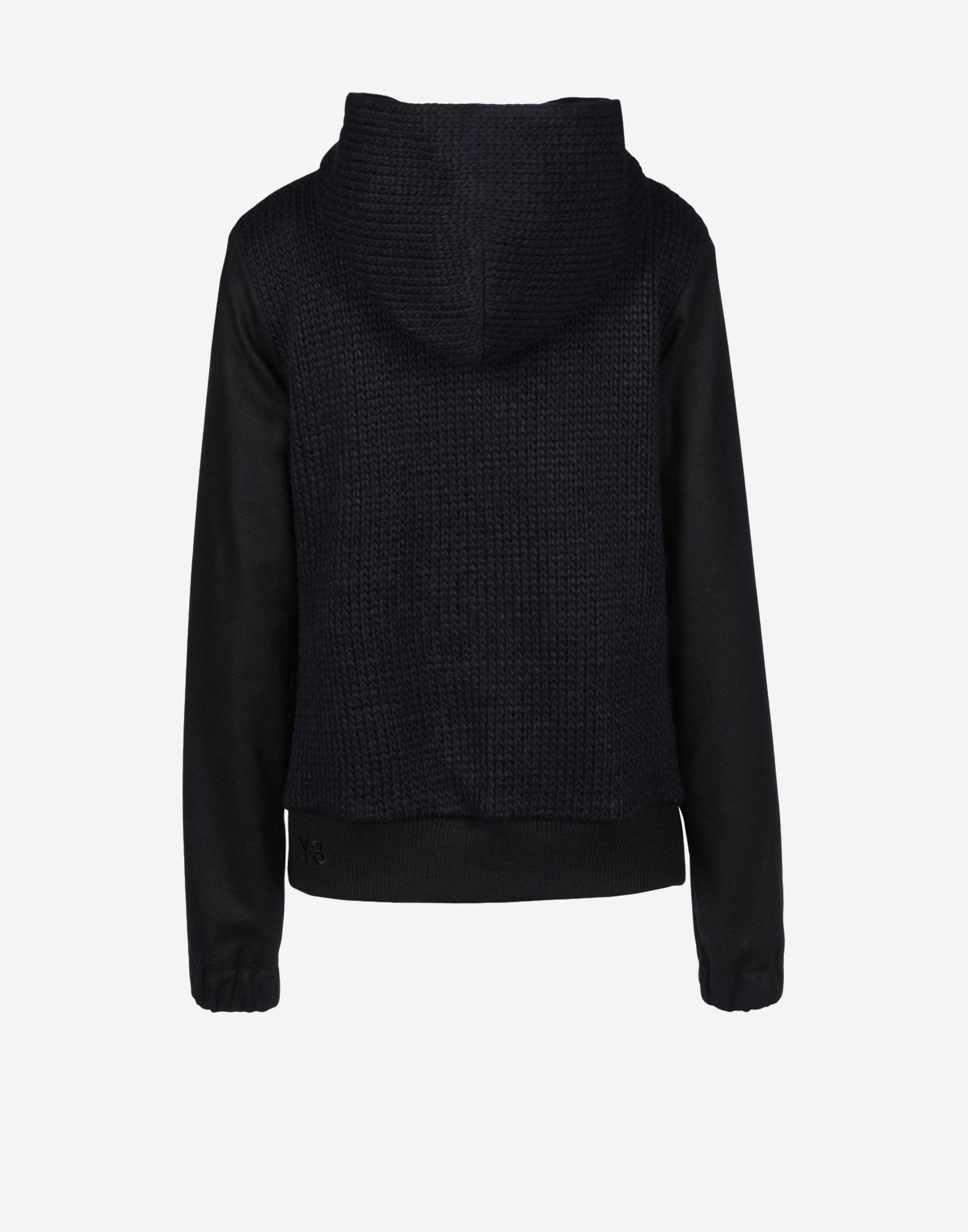 Y 3 Wool Knit Hoodie for Women | Adidas Y-3 Official Store