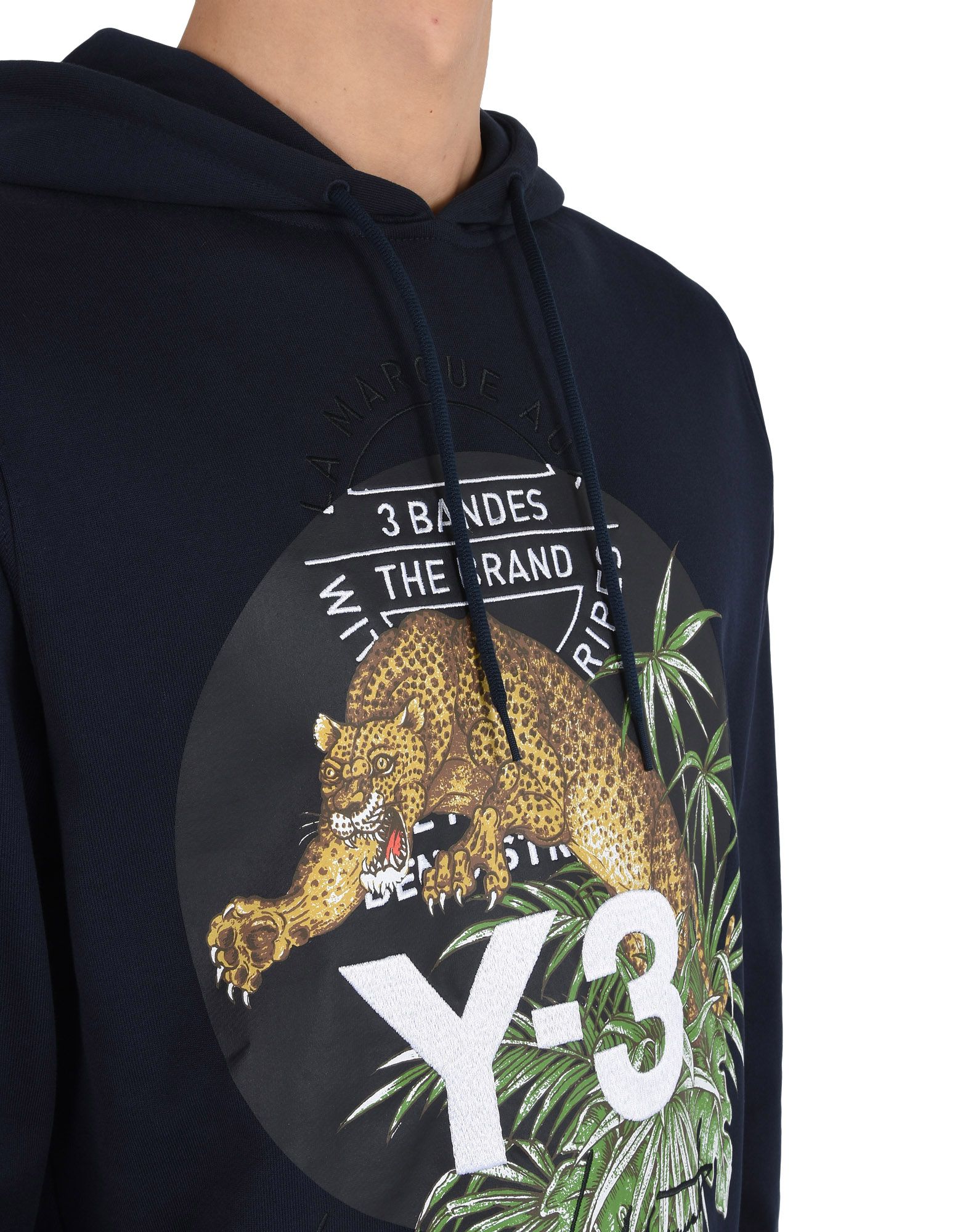 y3 leopard hoodie