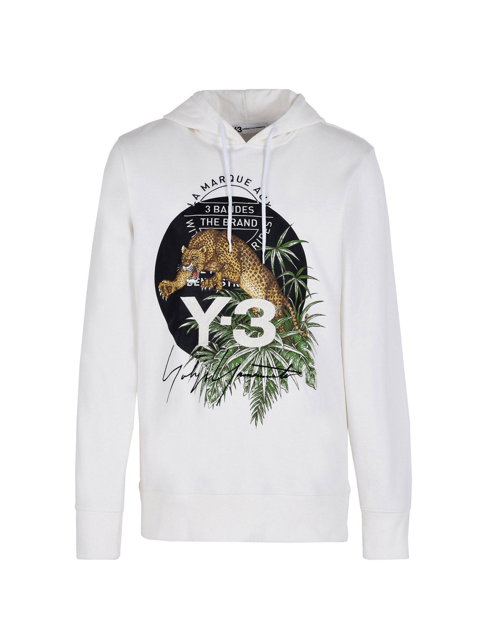 y3 white hoodie