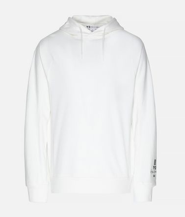 y3 hoodie white cheap online