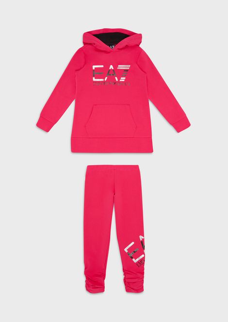 pink armani tracksuit