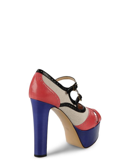 moschino belt platform sandals