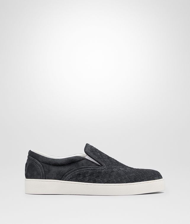 BOTTEGA VENETA ARDOISE INTRECCIATO SUEDE SNEAKER Sneakers Man fp
