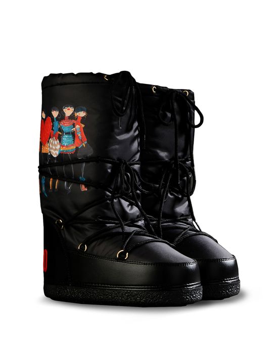 love moschino platform ankle boots