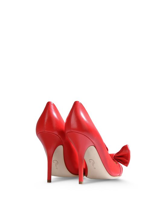 red moschino heels