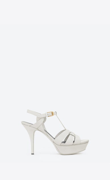 white ysl tribute heels