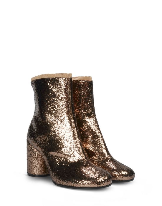 Maison Margiela Glitter Round Toe Ankle Boots Women