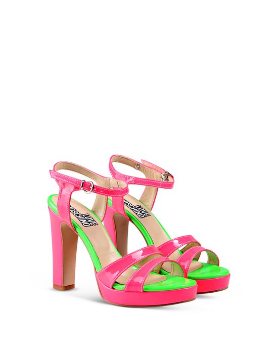 platform moschino sandals