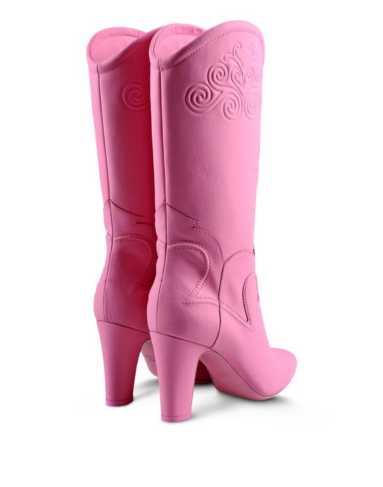 moschino high heel boots
