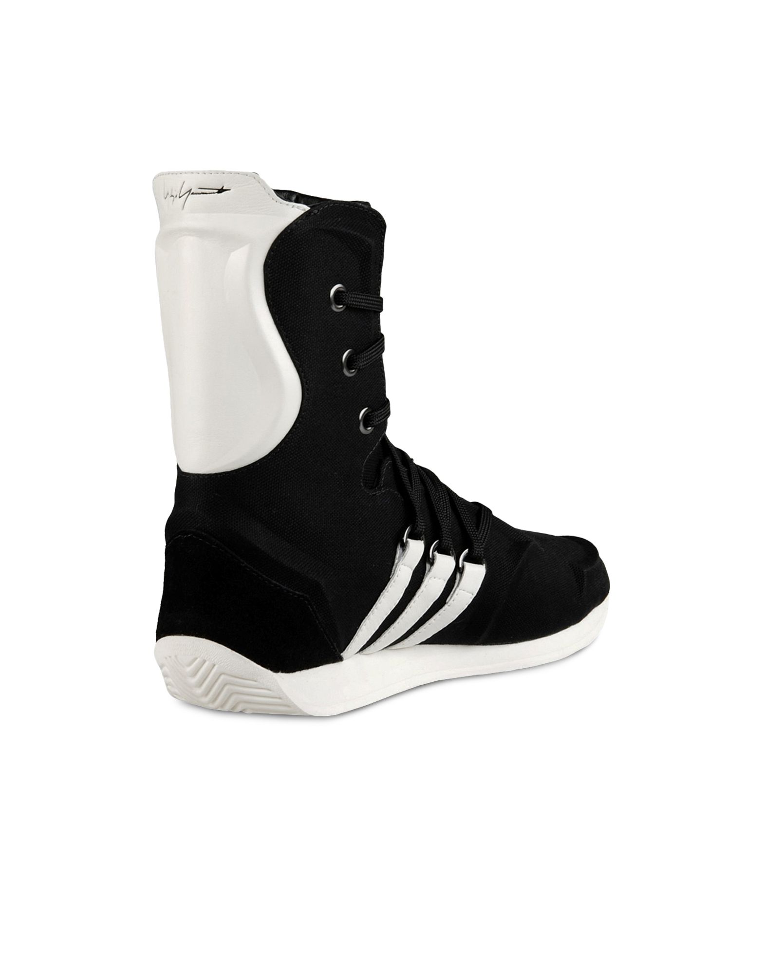 Adidas By Femme Boxing Black Chalk White Sneakers Adidas Y3 Official