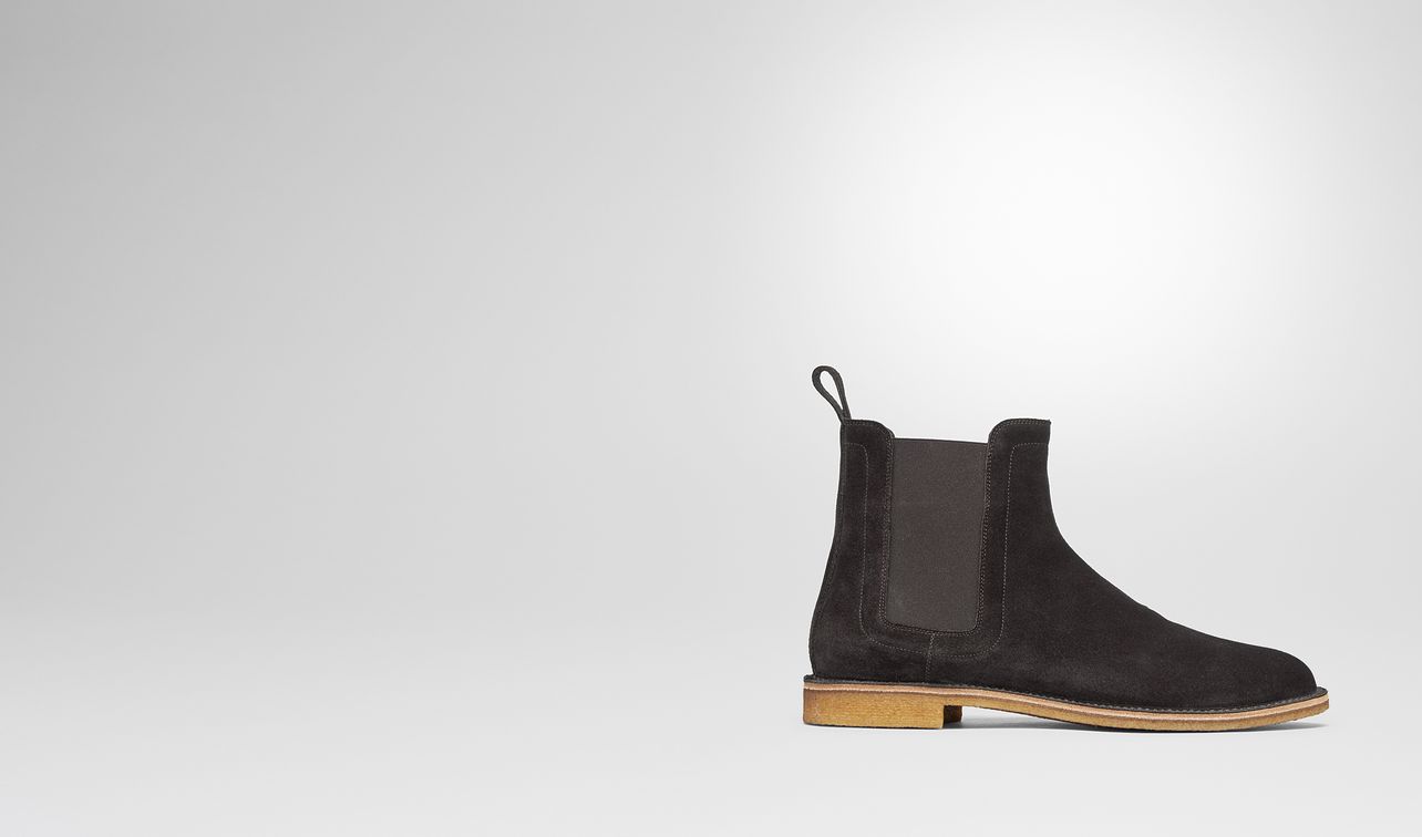 voortrekking boot in espresso suede landing