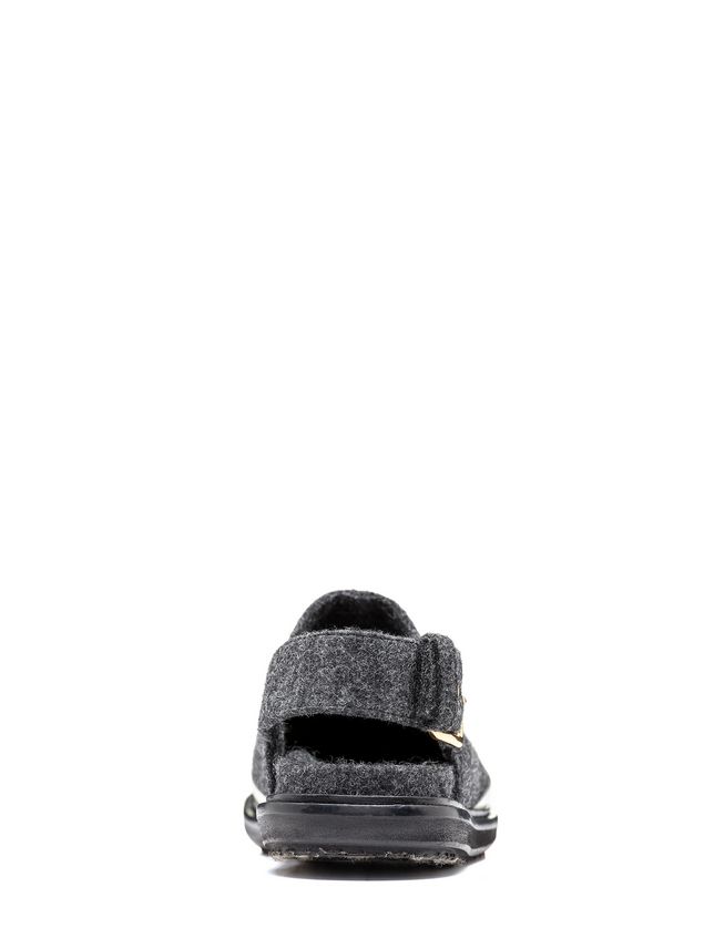 Fussbett Marni Fussbett in yarn-dyed heavy felt with leather insert Woman