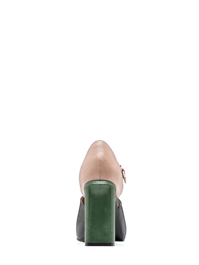 Mary Jane Shoe Marni Mary-Jane in tri-colored baby calfskin Woman