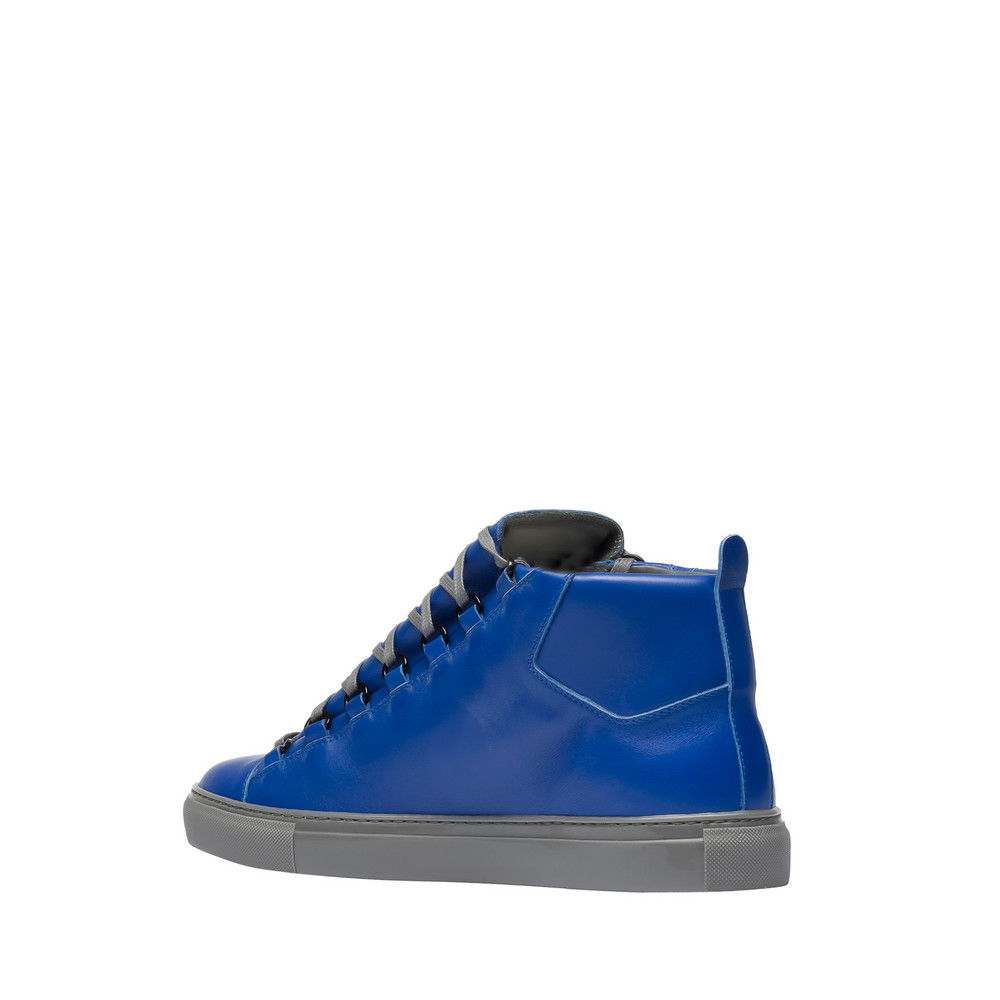 blue balenciaga arena sneakers