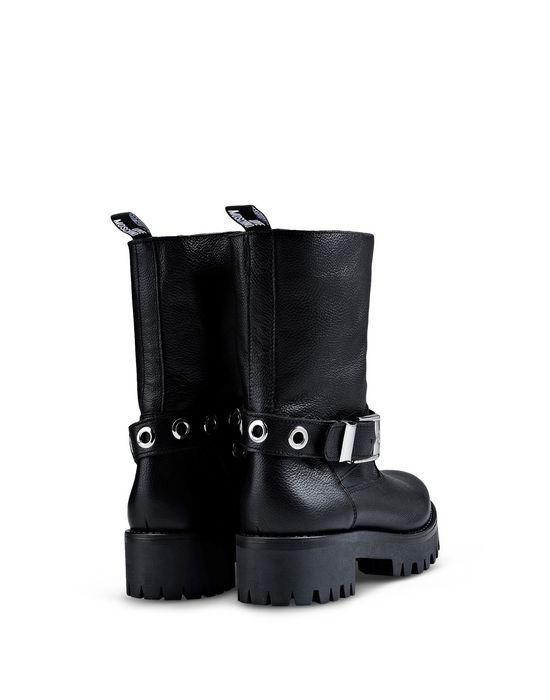 love moschino platform ankle boots