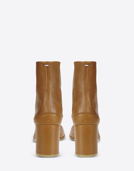 painted calfskin tabi boots