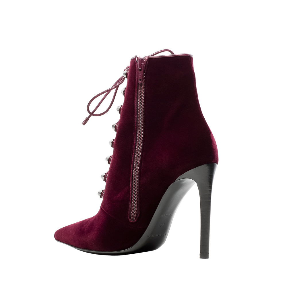 balenciaga velvet boots