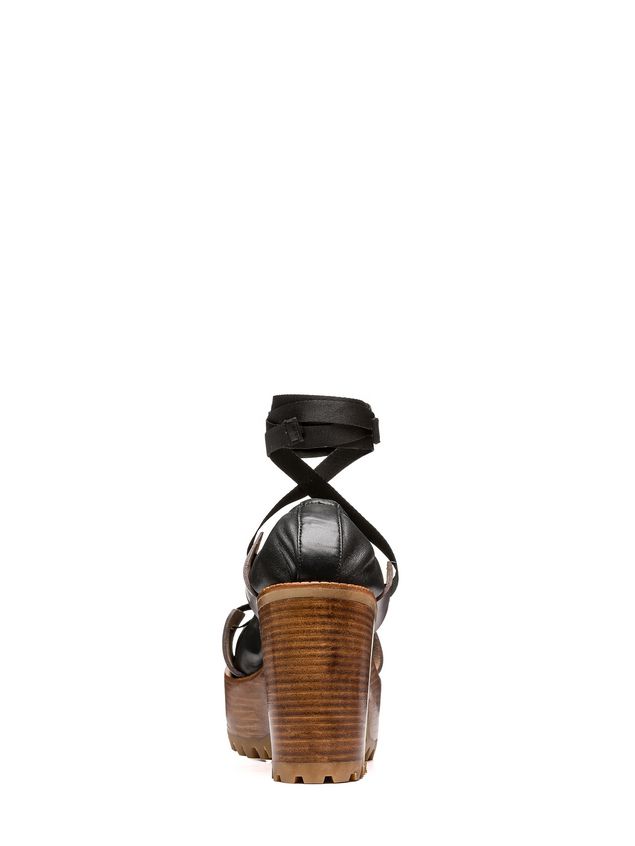 Pumps Marni Pump in nappa lambskin nylon lacing Woman