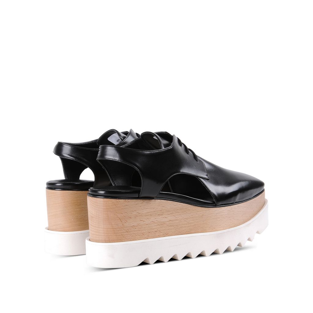 블랙 Elyse 컷아웃 슈즈 - Stella Mccartney