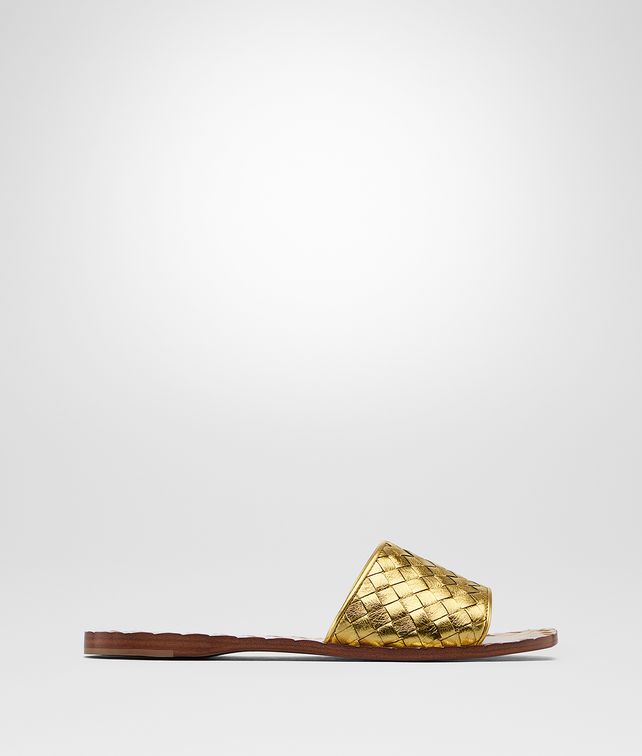 bottega veneta gold shoes