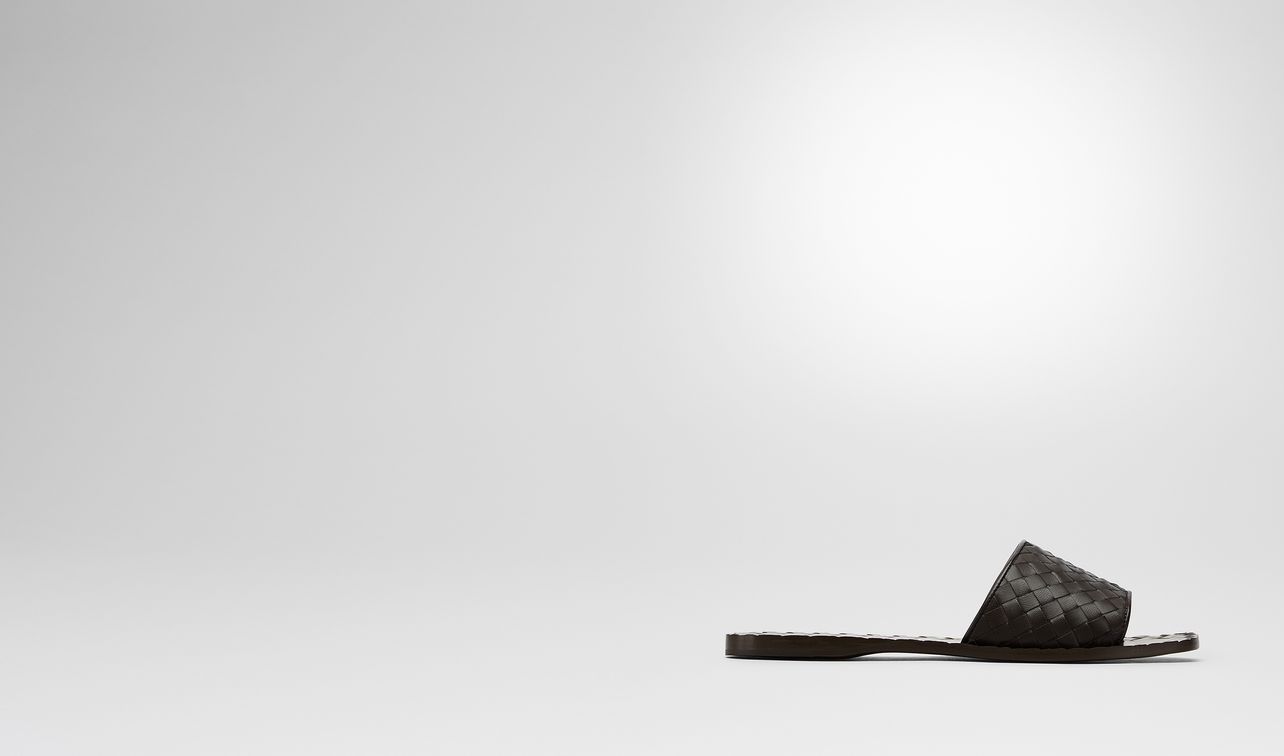 espresso intrecciato nappa sandals landing