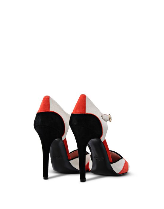 red moschino heels