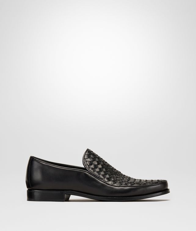 BOTTEGA VENETA NERO CALF ANWICK SLIP ON Slippers and Loafers Woman fp