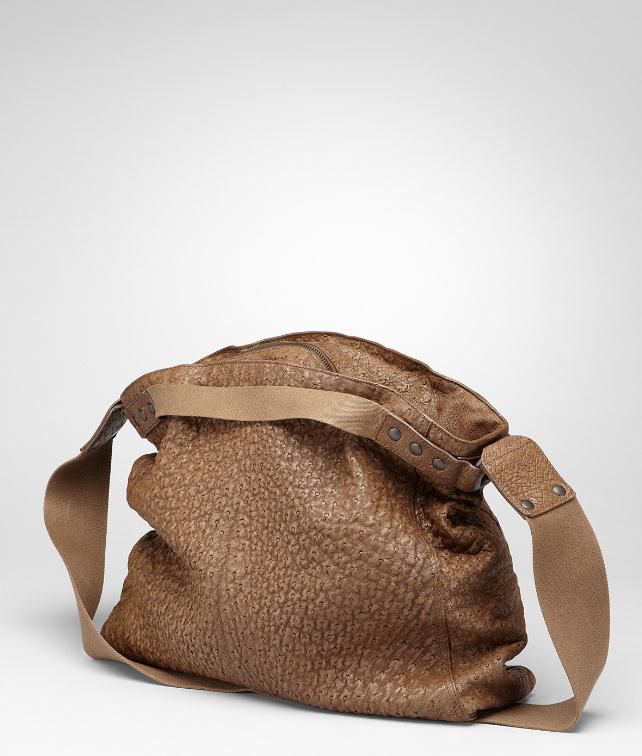 Bottega ‎ ‎Washed Antique Ostrich Cross Body Bag ‎