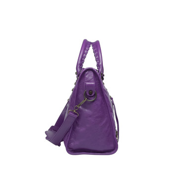 balenciaga classic city purple