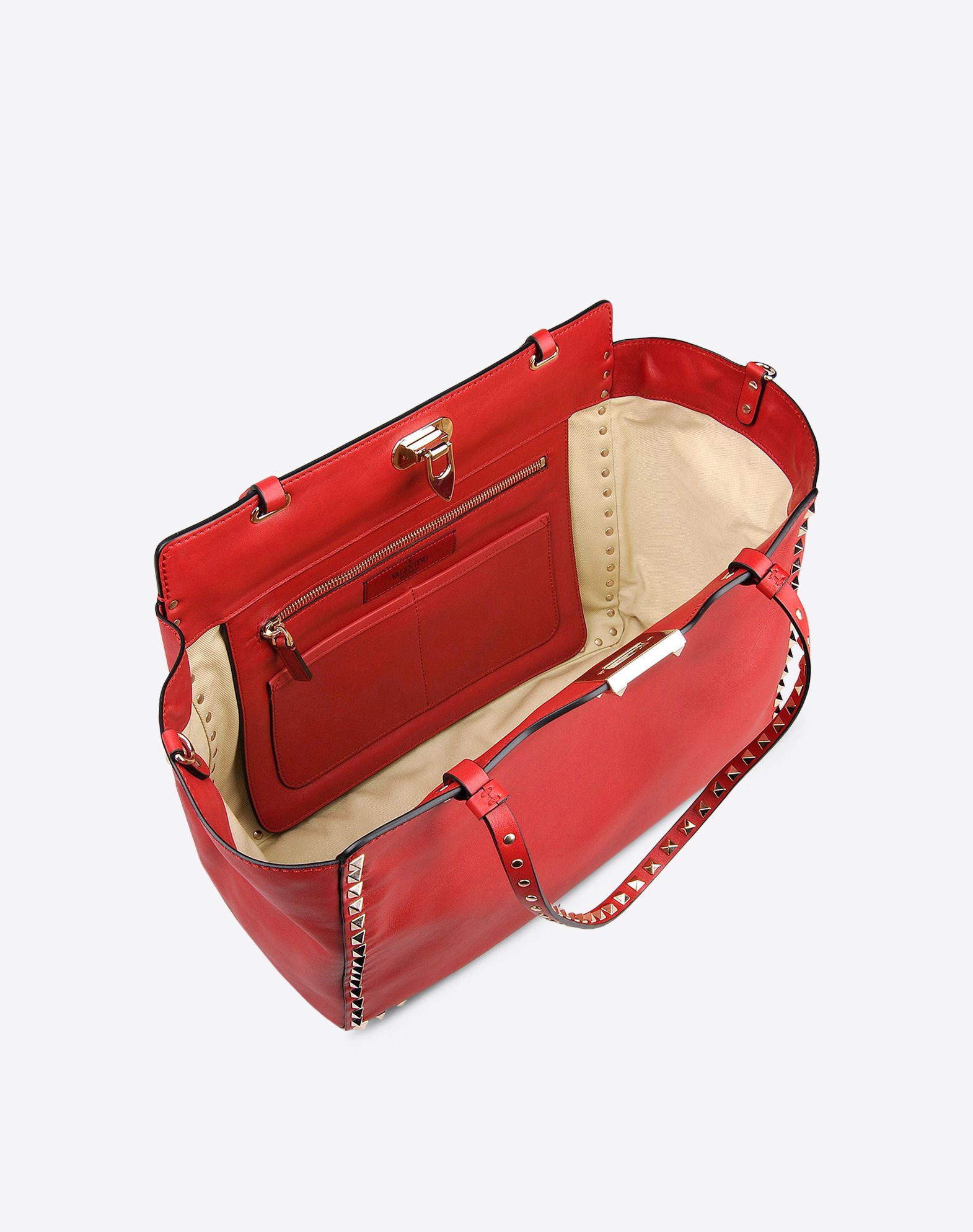 Women's Rockstud Medium Tote Valentino Garavani Valentino Online
