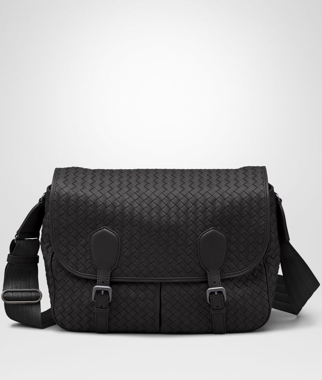 ‎Bottega Veneta® ‎ - ‎GARDENA BAG IN NERO INTRECCIATO NAPPA