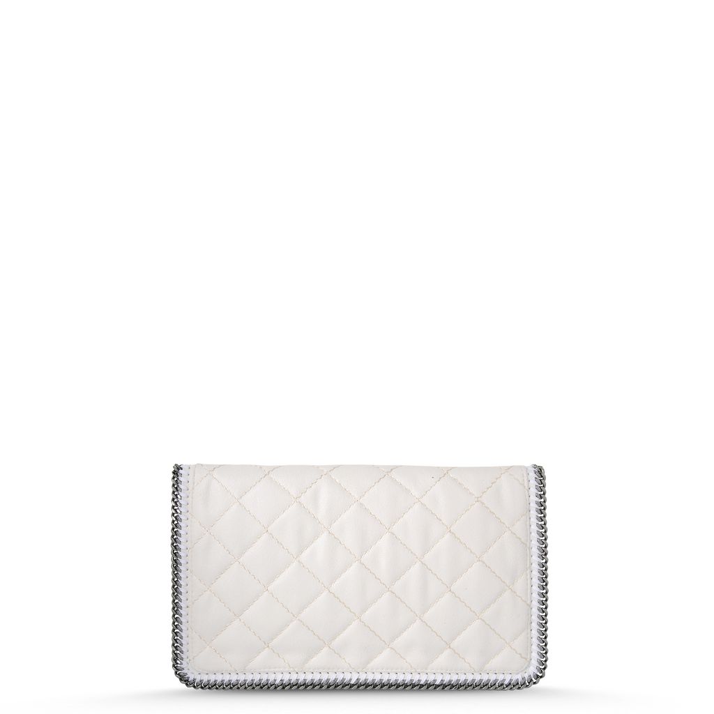 Falabella Quilted Shaggy Deer Fold Over Clutch - Stella Mccartney