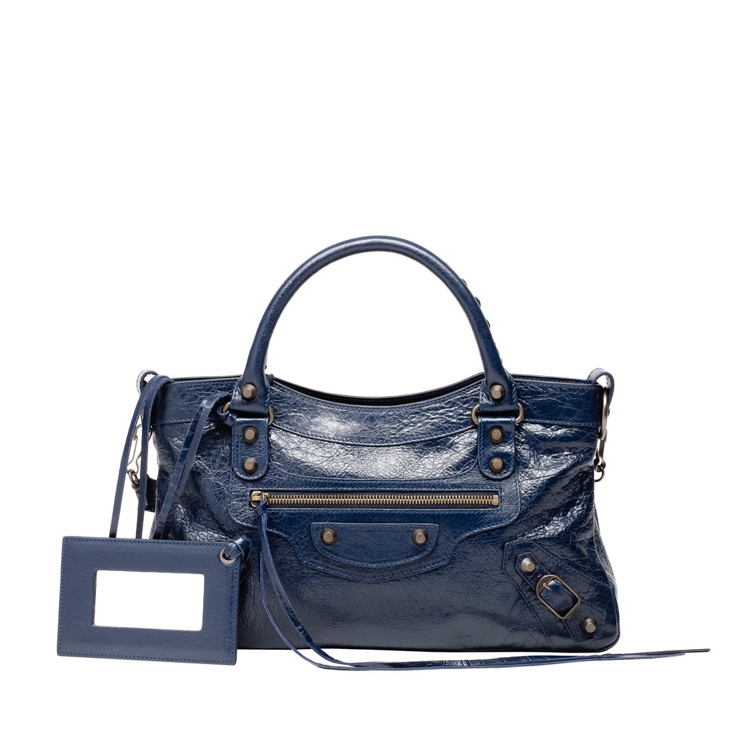 Balenciaga Classic First | Bleu Obscur | Women's Classic First Handbag