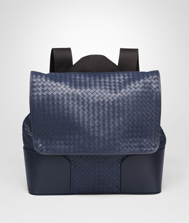BOTTEGA VENETA PRUSSE INTRECCIATO LIGHT CALF VACHETTE BACKPACK Messenger Bag Woman fp