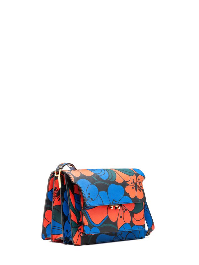 TRUNK Bag In Saffiano Calfskin Macro Flower Print ‎ from the Marni ...