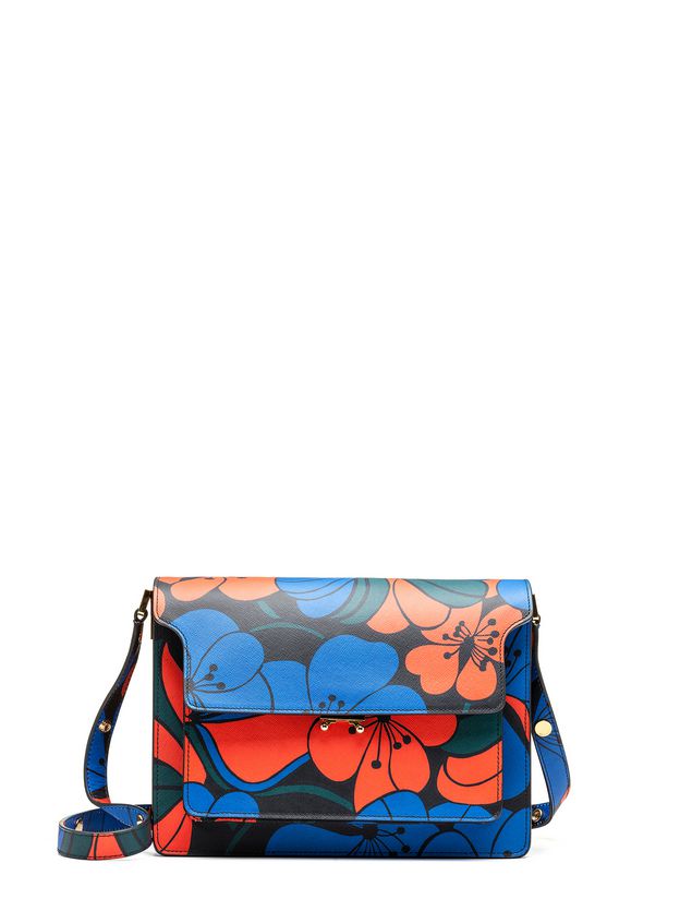 TRUNK Bag In Saffiano Calfskin Macro Flower Print ‎ from the Marni ...