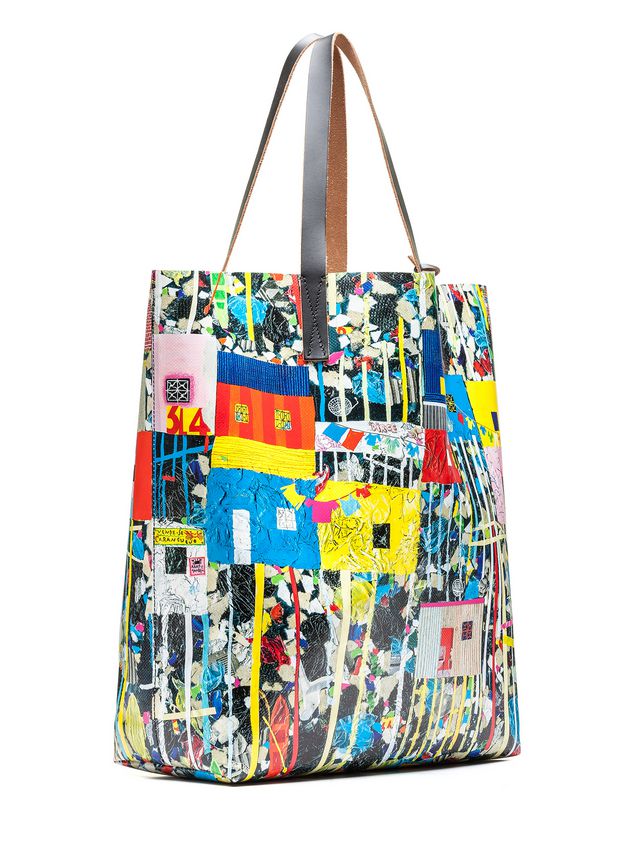 marni pvc shopping bag