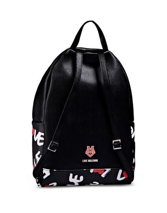 red moschino backpack