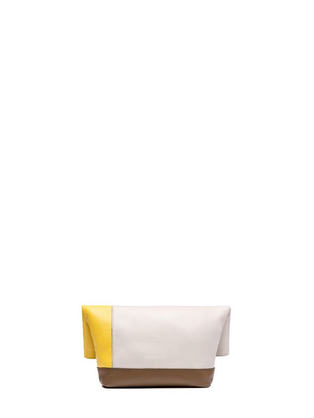 Clutch Marni POD clutch in nappa crystal cabochons Woman