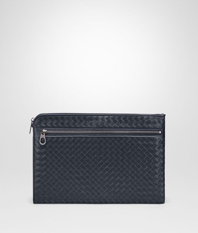 BOTTEGA VENETA LIGHT TOURMALINE INTRECCIATO SMALL DOCUMENT CASE Document case Man fp