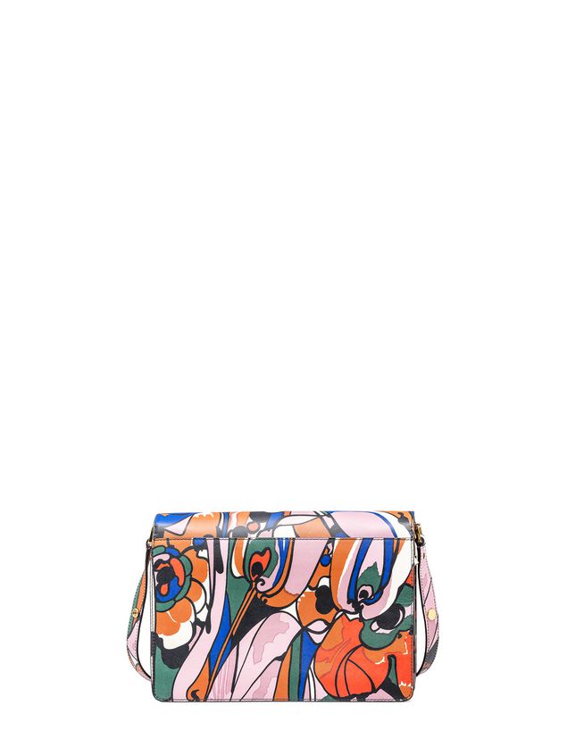 Shoulder Bag Marni TRUNK bag in shiny calfskin Woman