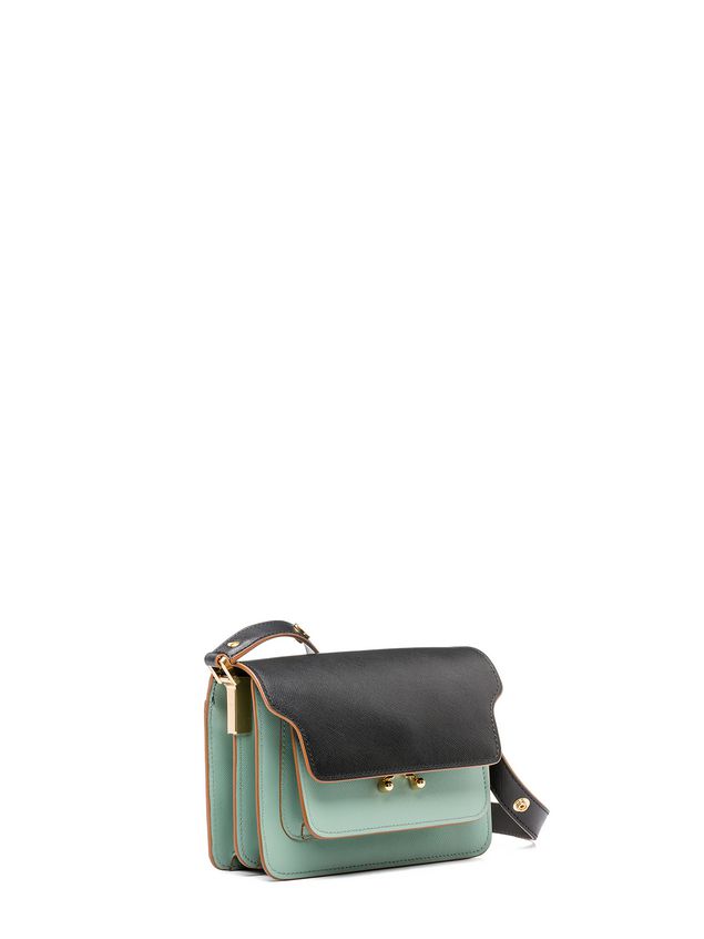 MINI TRUNK Bag In Saffiano Calfskin ‎ from the Marni ‎Fall Winter 2018 ...