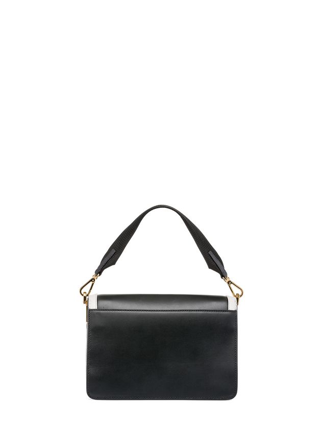 Trunk Bag Marni TRUNK bag in box calfskin with spare shoulder strap Woman