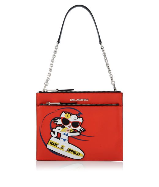 KARL LAGERFELD K/Grainy Beach Pouch 12_f
