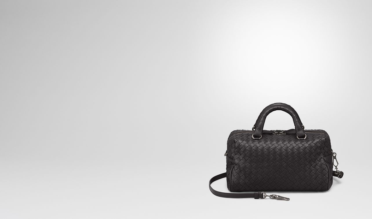 mini sac à main en intrecciato nappa nero landing